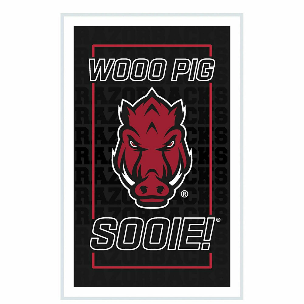 University of Arkansas College Rectangle Neolite LED Decor, Collegiate, Home
