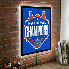 University of Florida, Mens NCAA Basketball Champions Edge Lite 23" Sq, Collegiate