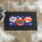 University of Florida Holiday Flocked Coir Sassafras Switch Mat, 22"x1, Collegiate