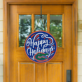 University of Florida Holiday Round Door Décor with Hanging Rope, 18x1, Collegiate, Home