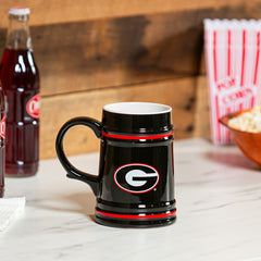 University of Georgia Ceramic Stein Cup, 24oz, Collegiate, Home