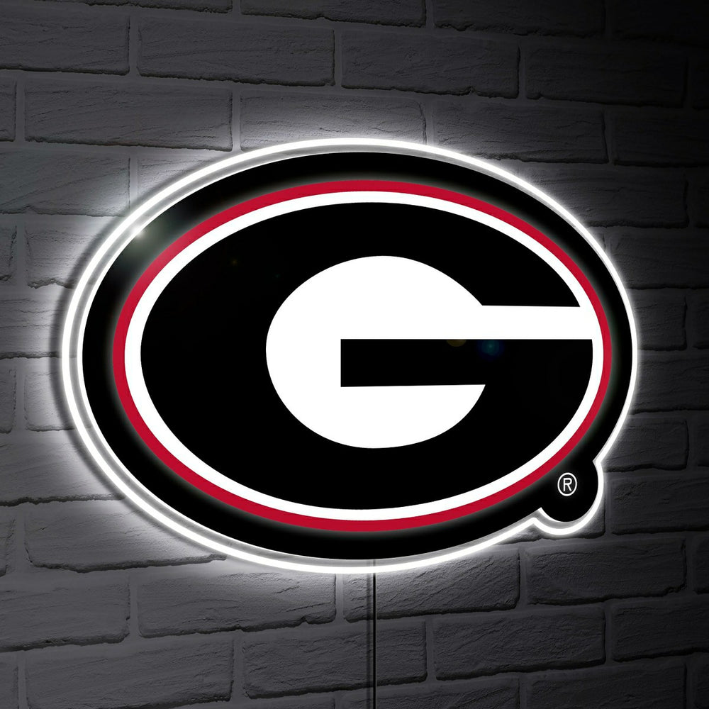 Georgia LED Wall Decor, Glazelite, Logo, Collegiate, Home
