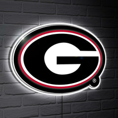 Georgia LED Wall Decor, Glazelite, Logo, Collegiate, Home