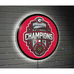 University of Georgia National Champions College Large Round Edgelite , Collegiate, Home