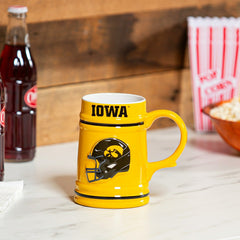 University of Iowa Ceramic Stein Cup, 24oz, Collegiate, Home