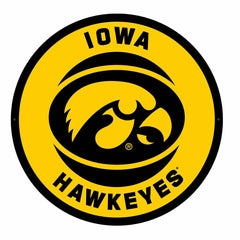 LED Wall Decor, Round, University of Iowa, Collegiate, Home