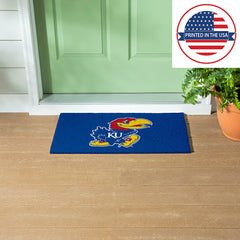 Full Color PVC Mat, 16" x 28", University of Kansas, Collegiate