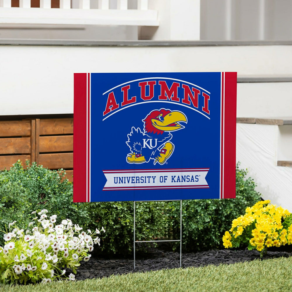 University of Kansas Coroplast Yard Sign Alumni, Collegiate, Home