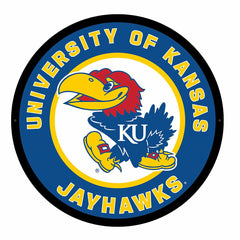 LED Wall Decor, Round, University of Kansas, Collegiate, Home
