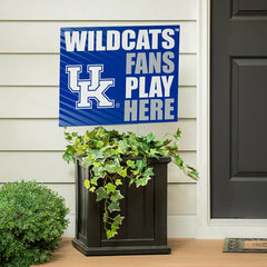 University of Kentucky Coroplast Yard Sign "Fans Play Here", Collegiate, Home