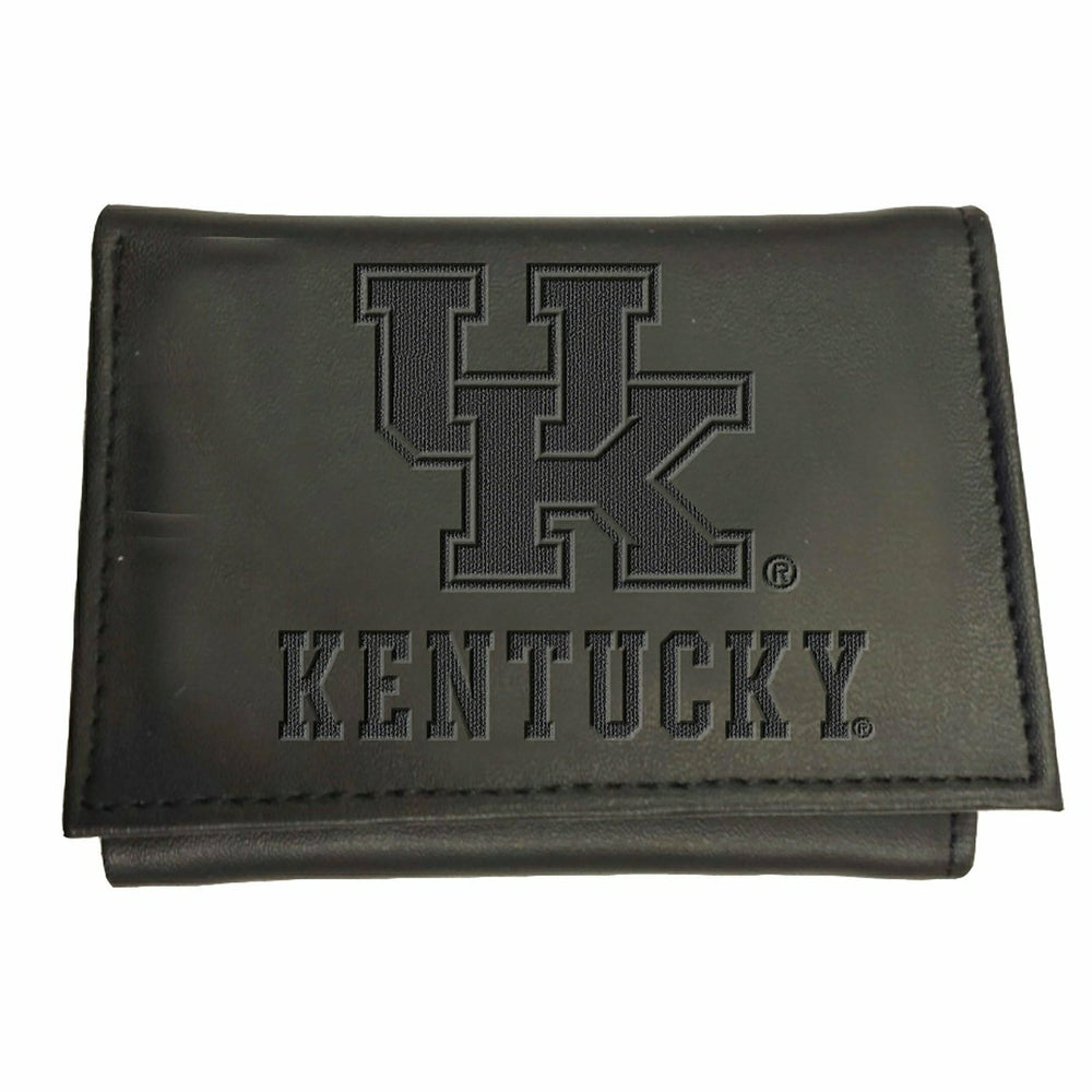 Unviersity of Kentucky, Tri-Fold Wallet, Black, Collegiate, Home