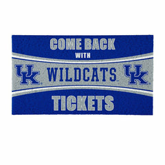 28" x 16" PVC Trapper Mat, Come Back with Tickets, University of Kentu, Collegiate