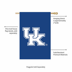 Applique Flag, Reg, University of Kentucky, Collegiate, Home