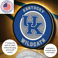 LED Wall Decor, Round, University of Kentucky, Collegiate, Home