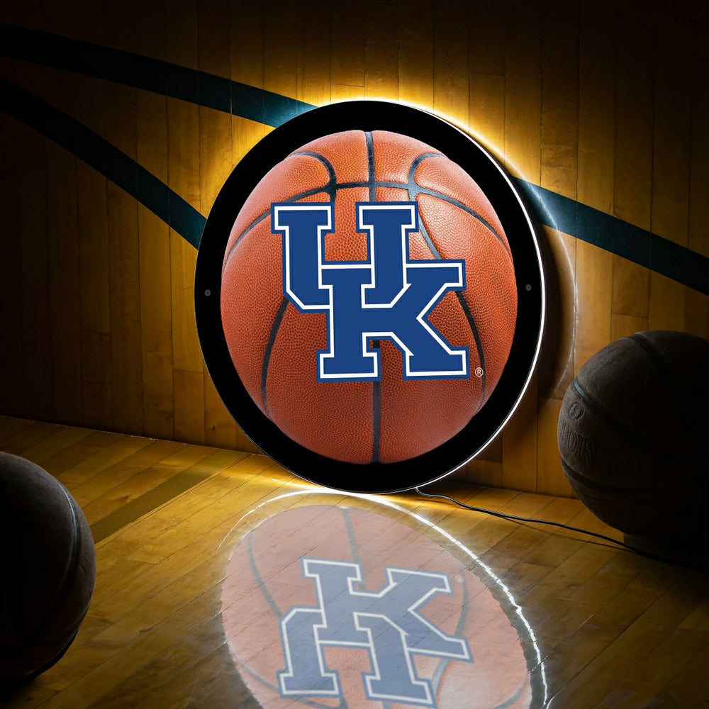 LED Wall Decor, Round, Med, Univ of Kentucky Basketball, Collegiate, Home