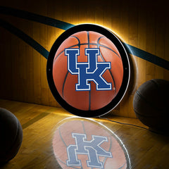 LED Wall Decor, Round, Med, Univ of Kentucky Basketball, Collegiate, Home