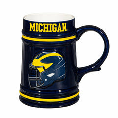 University Of Michigan Ceramic Stein Cup, 24oz, Collegiate, Home