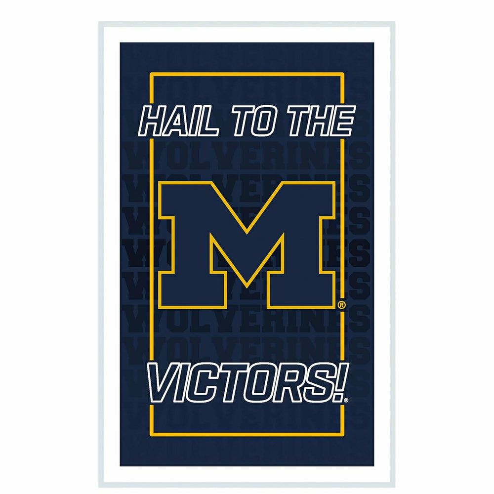 University Of Michigan College Rectangle Neolite LED Decor, Collegiate, Home
