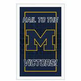 University Of Michigan College Rectangle Neolite LED Decor, Collegiate, Home