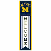 University Of Michigan Alumni Single Sided Large Leaner, 46", Collegiate, Home