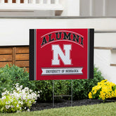 University of Nebraska Coroplast Yard Sign Alumni, Collegiate, Home