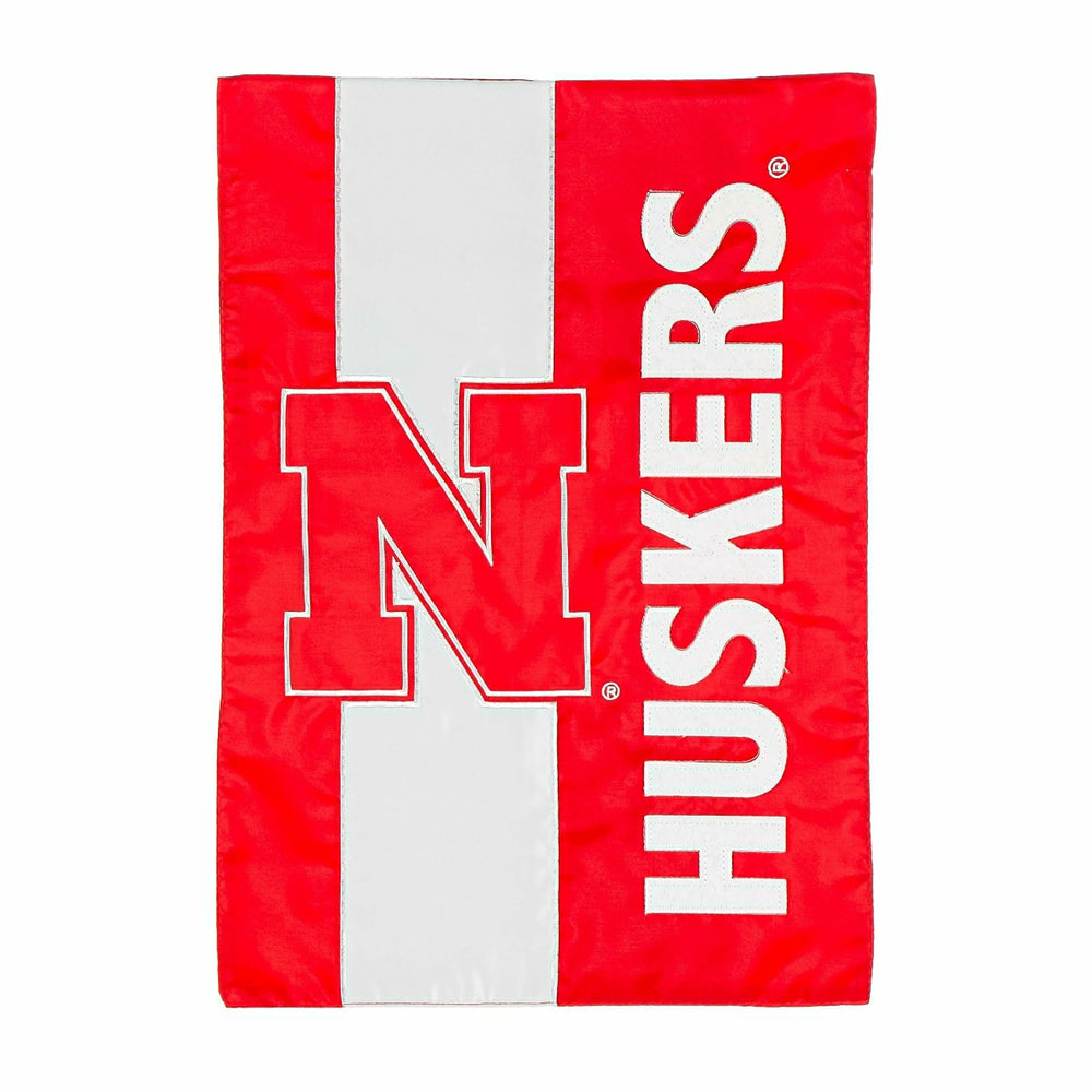 University of Nebraska Embellished Garden Flag, Collegiate, Home