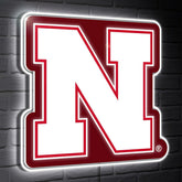 Nebraska LED Wall Decor, Glazelite, Logo, Collegiate, Home