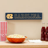 University of North Carolina Engraved Wood Sign, 3.5" x 18", Collegiate, Home
