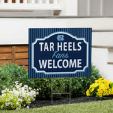 University of North Carolina Coroplast Yard Sign, "Fans Welcome", Collegiate, Home