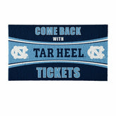 28" x 16" PVC Trapper Mat, Come Back with Tickets, University of North, Collegiate