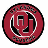LED Wall Decor, Round, University of Oklahoma, Collegiate, Home