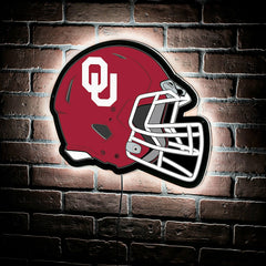 LED Wall Decor, Helmet, University of Oklahoma, Collegiate, Home
