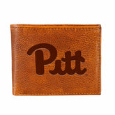 University of Pittsburgh, Embossed 100% Genuine Tumbled Leather Passca, Collegiate, Home