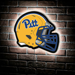 LED Wall Decor, Helmet, University of Pittsburgh, Collegiate, Home