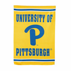 Embossed Suede Flag, House Size, University of Pittsburgh, Collegiate, Home