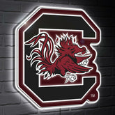 South Carolina LED Wall Decor, Glazelite, Logo, Collegiate, Home
