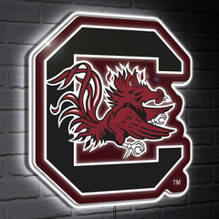 South Carolina LED Wall Decor, Glazelite, Logo, Collegiate, Home
