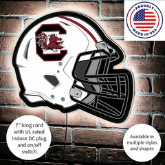 LED Wall Decor, Helmet, University of South Carolina, Collegiate, Home