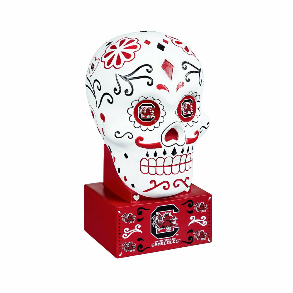 University of South Carolina Sugar Skull Statue, Collegiate, Home
