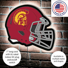 LED Wall Decor, Helmet, University of Southern California, Collegiate, Home