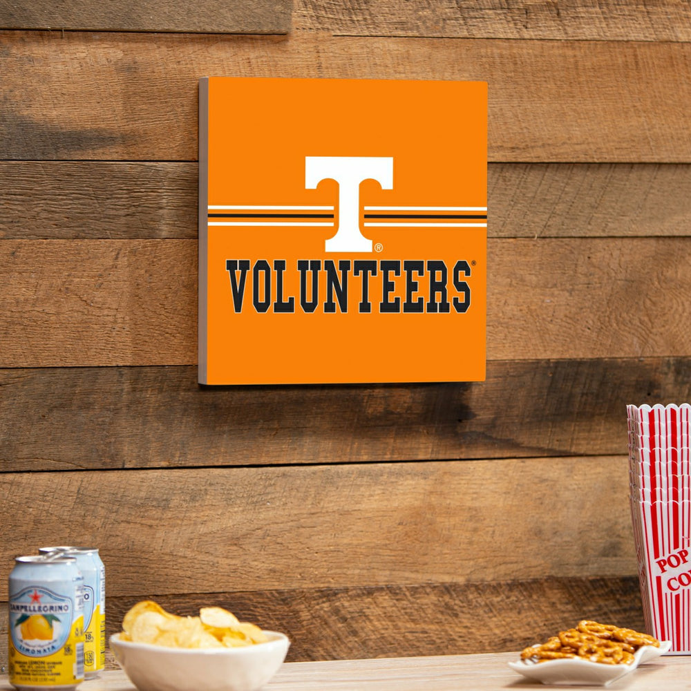 University of Tennessee Wood Wall Sign, 12x12, Collegiate, Home
