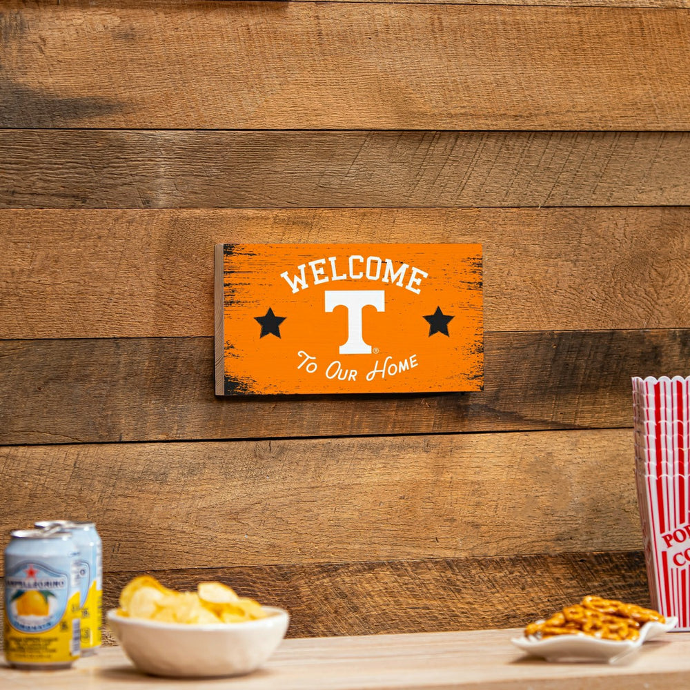 University of Tennessee Wood Wall Sign, 6x11, Collegiate, Home