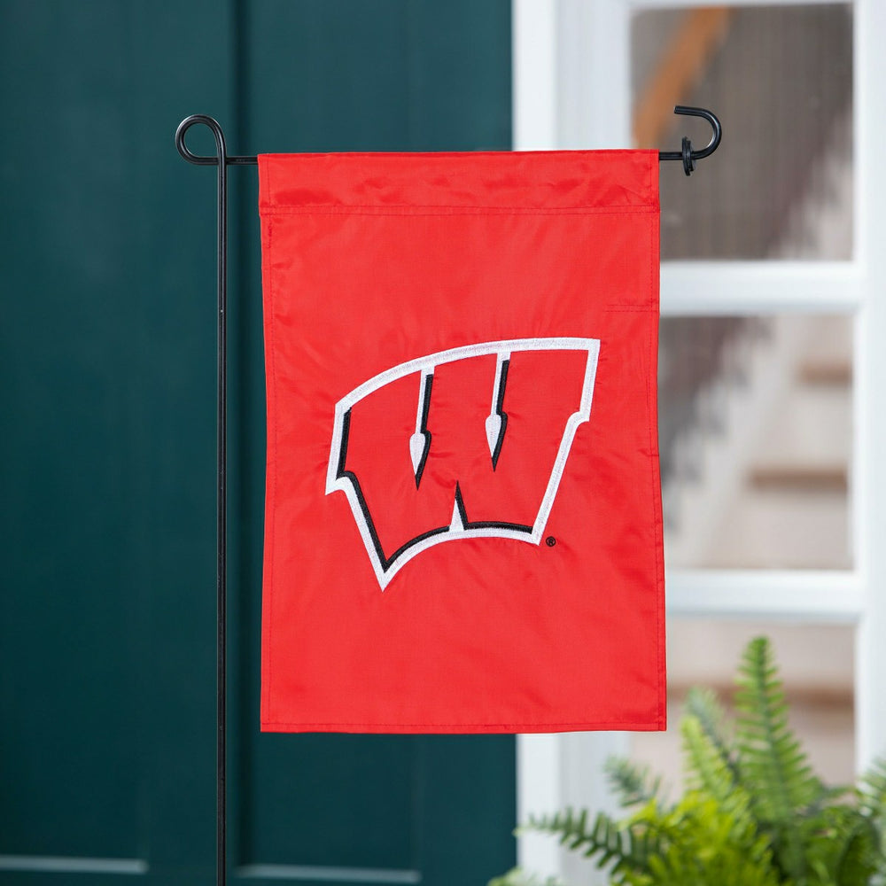University of Wisconsin-Madison Applique Garden Flag, Collegiate, Home