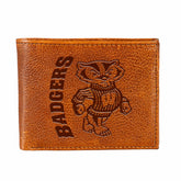 University of Wisconsin-Madison, Embossed Tumbled Leather Passcase Bi-, Collegiate, Home