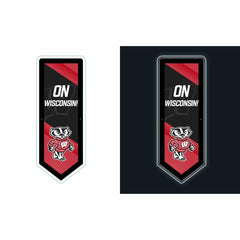 LED Wall Decor, Pennant, University of Wisconsin-Madison, Collegiate, Home
