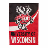 University of Wisconsin-Madison Burlap Flag GDN Size, Collegiate, Home