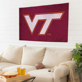 Virginia Tech Single Sided Flag w/ 2 Grommets, 3'x5', Collegiate, Home