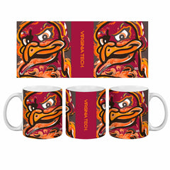 Virginia Tech, 11oz Mug Justin Patten, Collegiate, Home