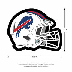 LED Wall Decor, Helmet, Buffalo Bills, NFL, Home