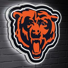 Chicago Bears LED Wall Decor, Glazelite, Logo, NFL, Home